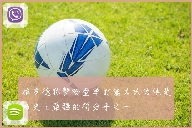 施罗德称赞哈登单打能力认为他是历史上最强的得分手之一