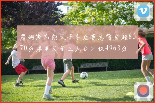 詹姆斯布朗父子季后赛总得分超8370分库里父子三人合计仅4963分